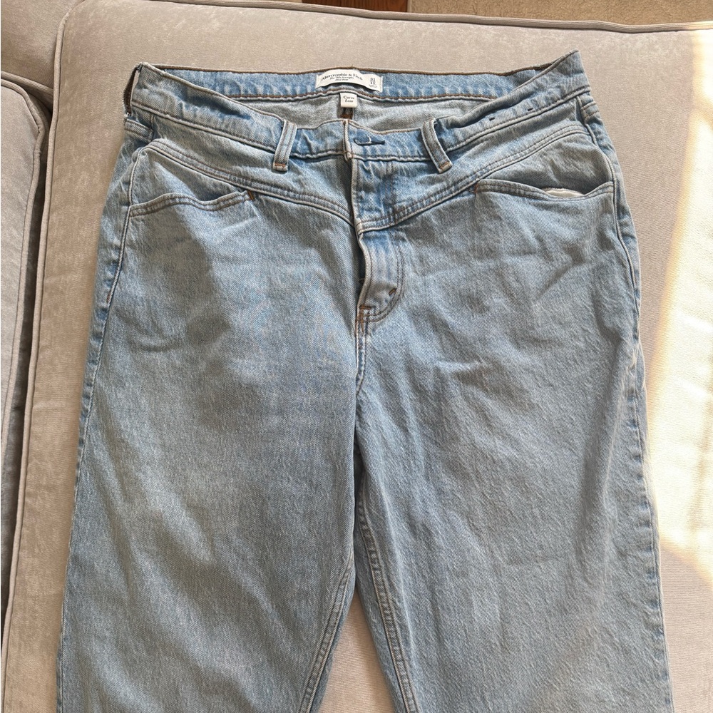 Abercrombie & Fitch Light Blue Straight Leg Jeans